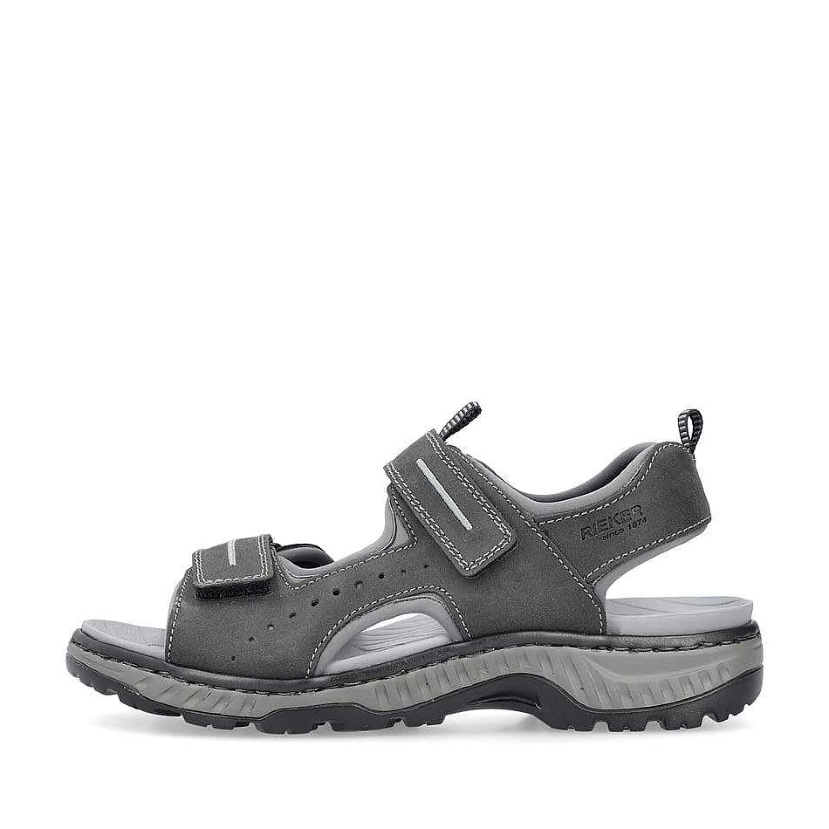 Rieker Sandals-Men'S Trekking Sandals Moon Grey