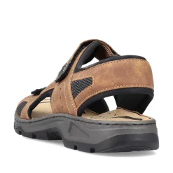 Rieker Sandals-Men'S Trekking Sandals Nut Brown