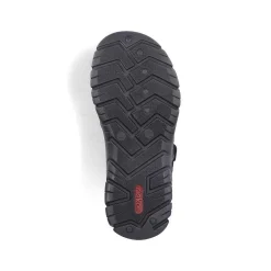 Rieker Summer Shoes-Men'S Trekking Sandals Blue Gray