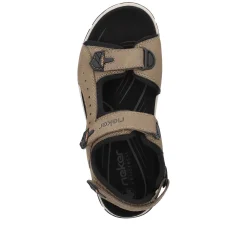 Rieker Sandals-Men'S Trekking Sandals Light Brown