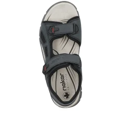 Rieker Summer Shoes-Men'S Trekking Sandals Slate Blue