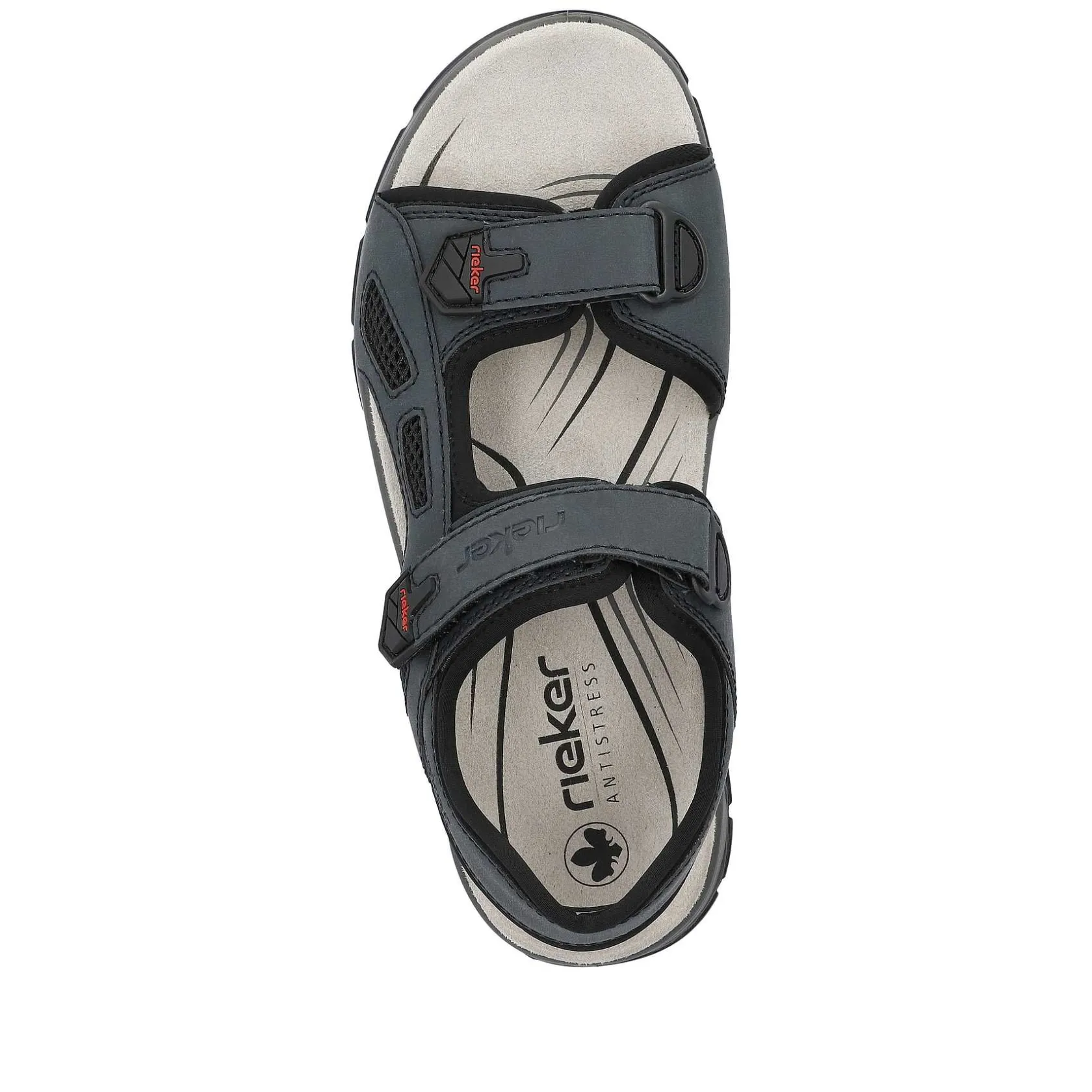 Rieker Summer Shoes-Men'S Trekking Sandals Slate Blue