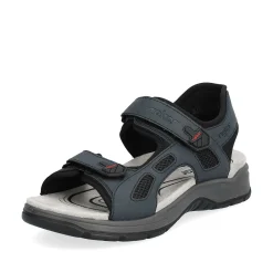 Rieker Summer Shoes-Men'S Trekking Sandals Slate Blue
