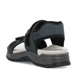 Rieker Summer Shoes-Men'S Trekking Sandals Slate Blue