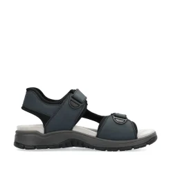 Rieker Summer Shoes-Men'S Trekking Sandals Slate Blue