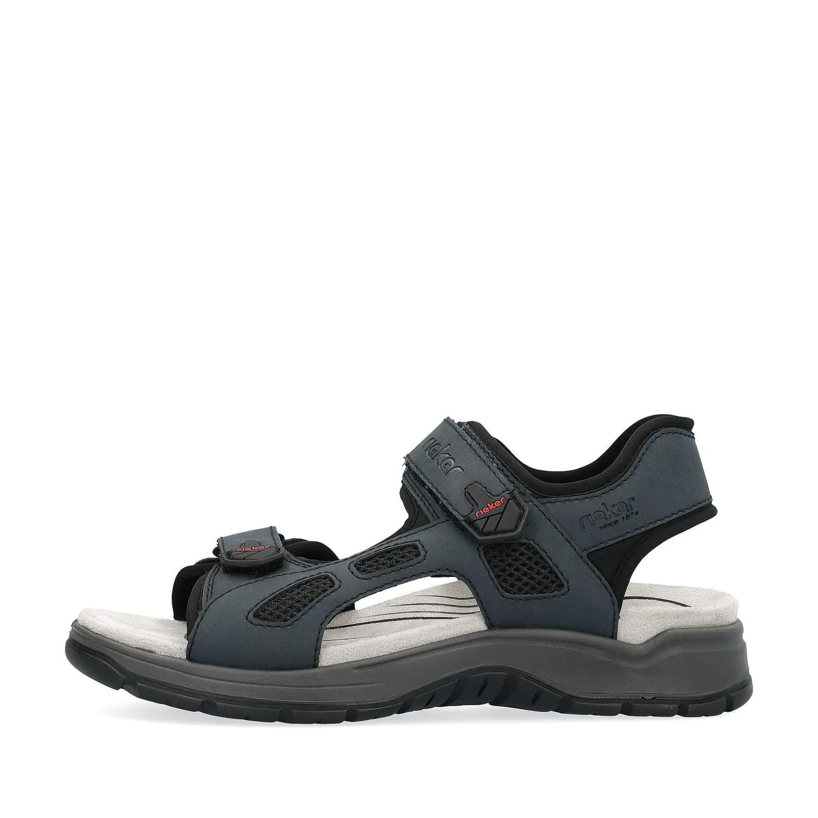 Rieker Summer Shoes-Men'S Trekking Sandals Slate Blue
