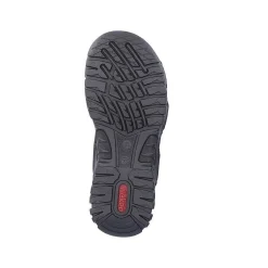 Rieker Sandals-Men'S Trekking Sandals Jet Black