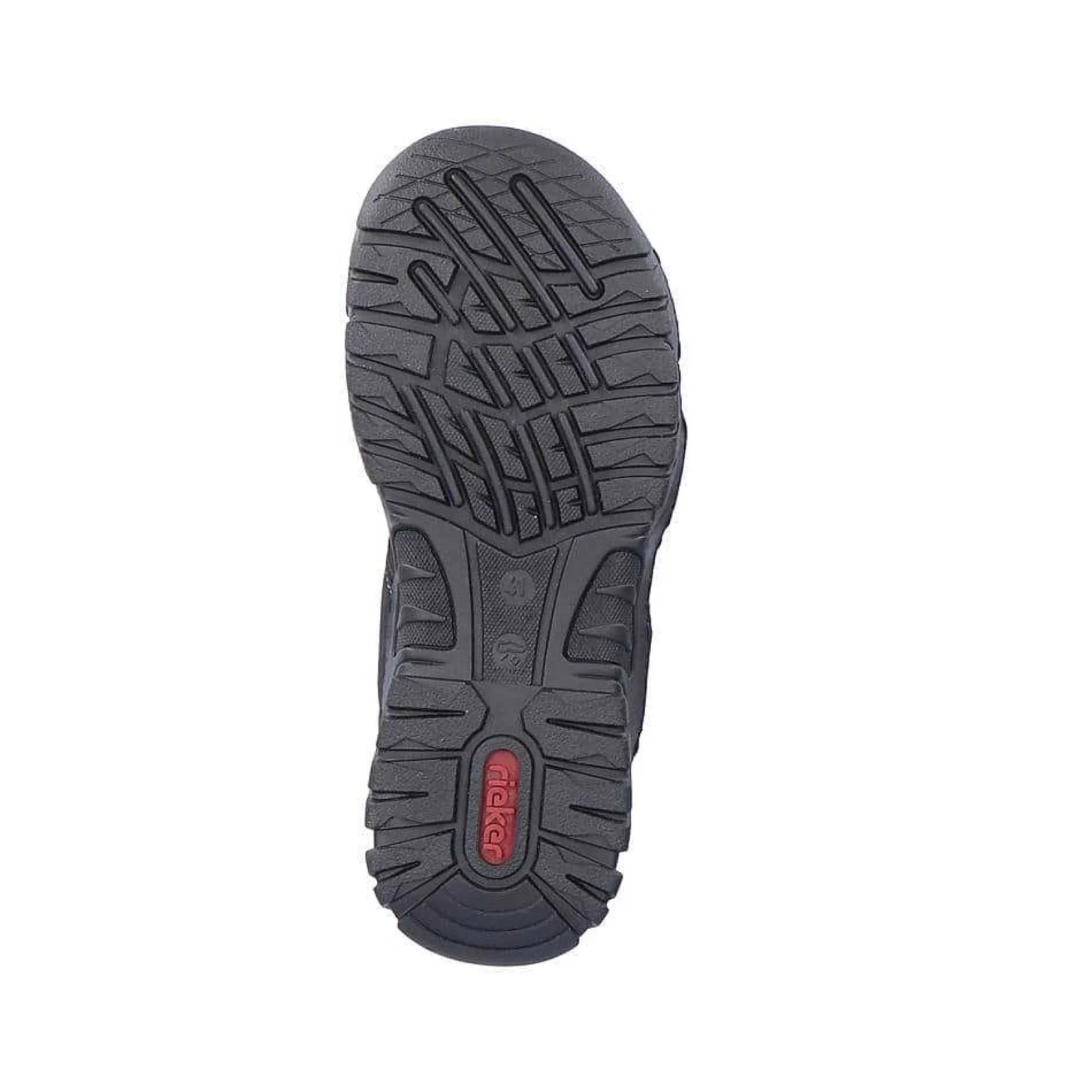 Rieker Sandals-Men'S Trekking Sandals Jet Black