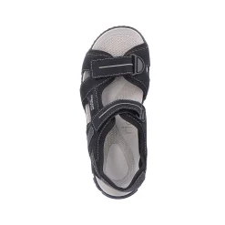 Rieker Sandals-Men'S Trekking Sandals Jet Black