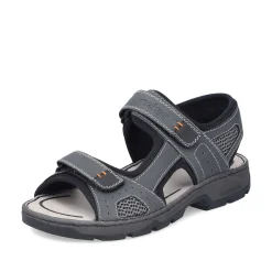 Rieker Sandals-Men'S Trekking Sandals Dark Gray