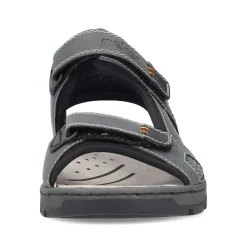 Rieker Sandals-Men'S Trekking Sandals Dark Gray