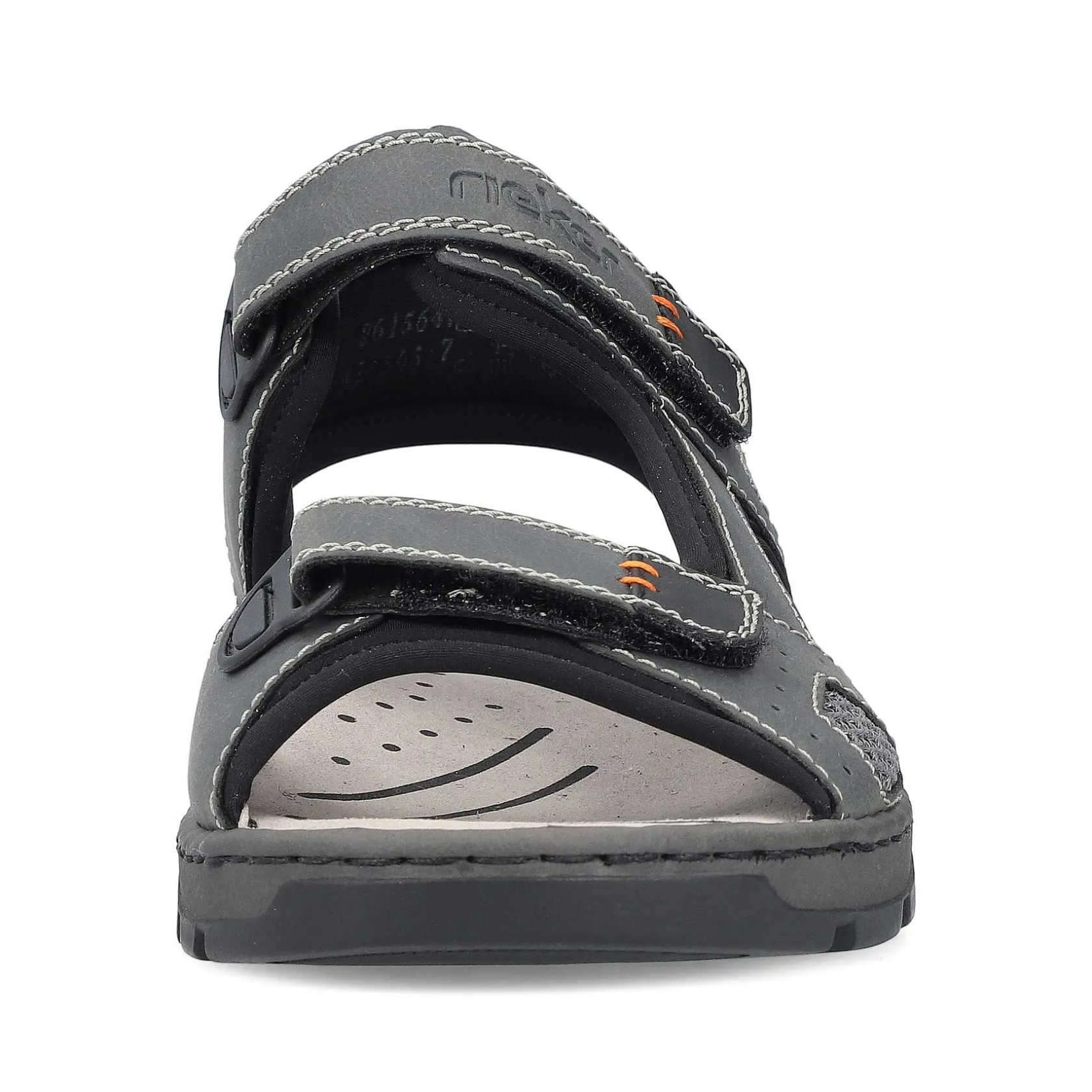 Rieker Sandals-Men'S Trekking Sandals Dark Gray