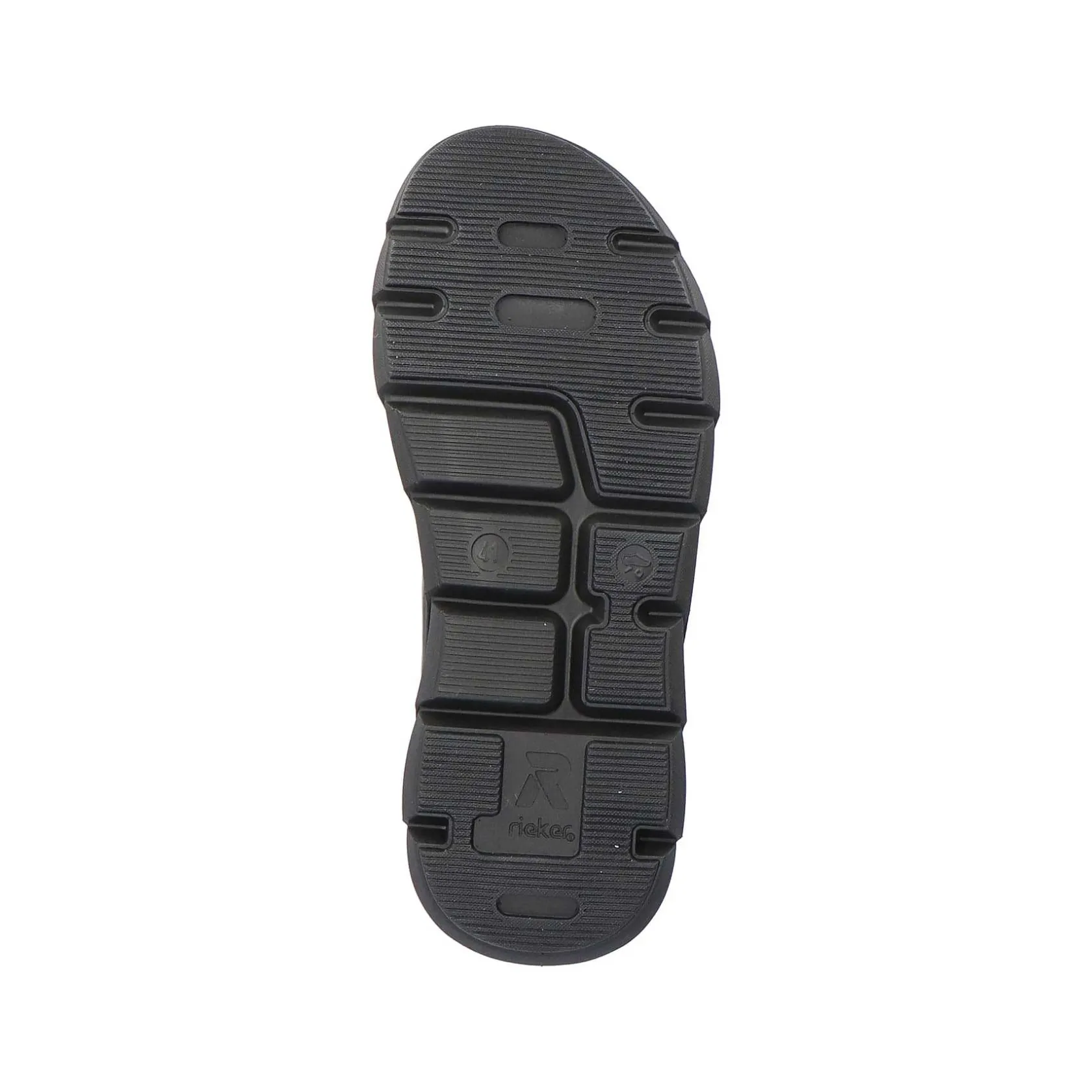 Rieker Sandals-Men'S Trekking Sandals Midnight Black