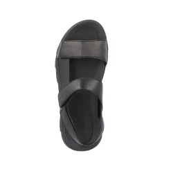 Rieker Sandals-Men'S Trekking Sandals Midnight Black