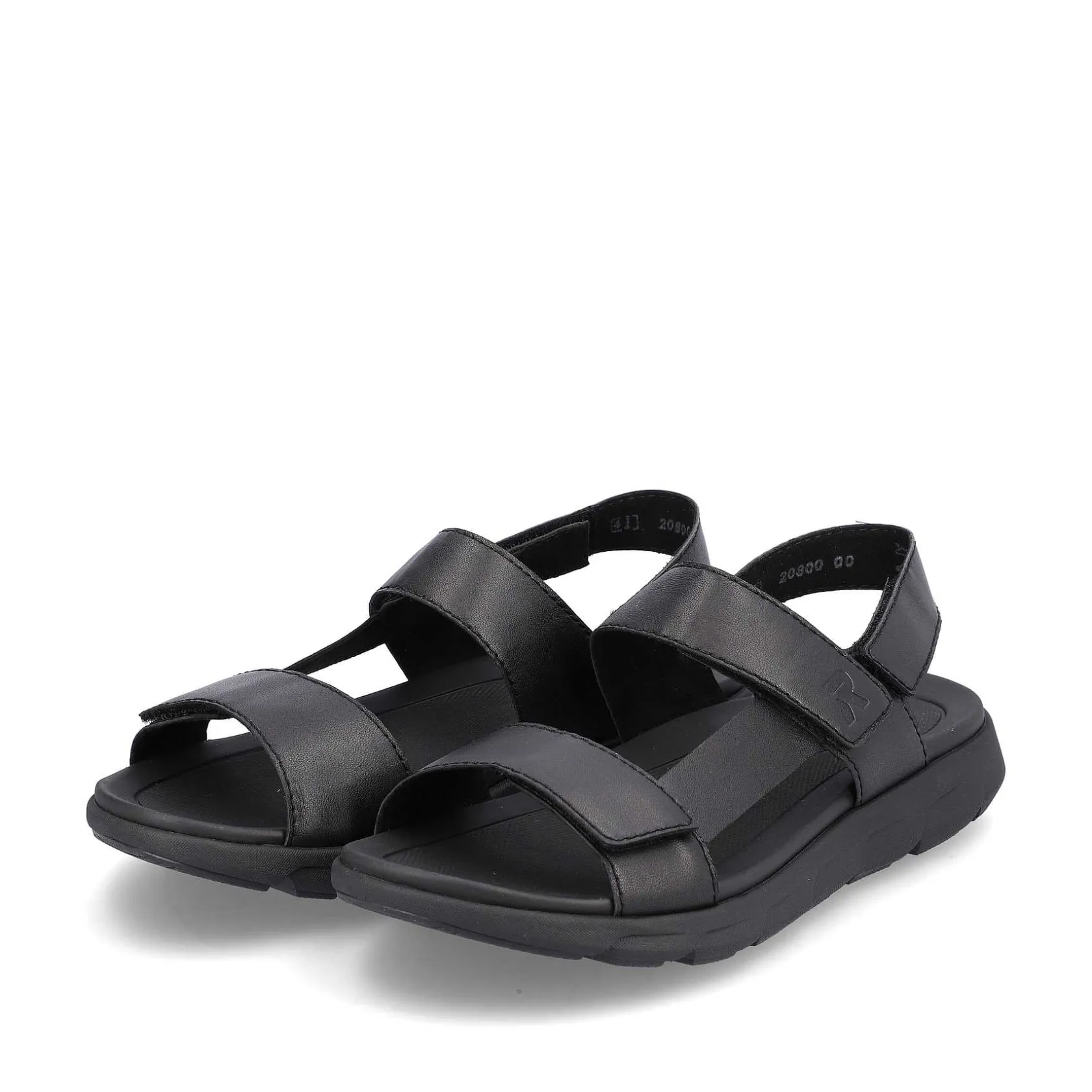 Rieker Sandals-Men'S Trekking Sandals Midnight Black