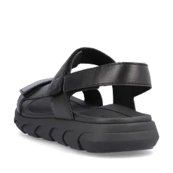 Rieker Sandals-Men'S Trekking Sandals Midnight Black