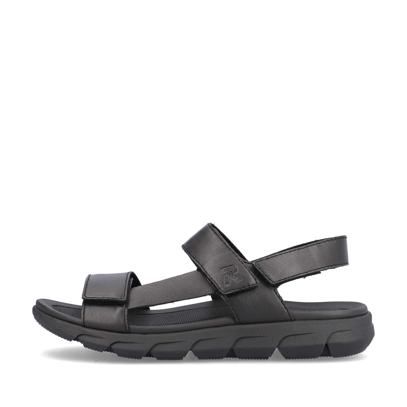 Rieker Sandals-Men'S Trekking Sandals Midnight Black