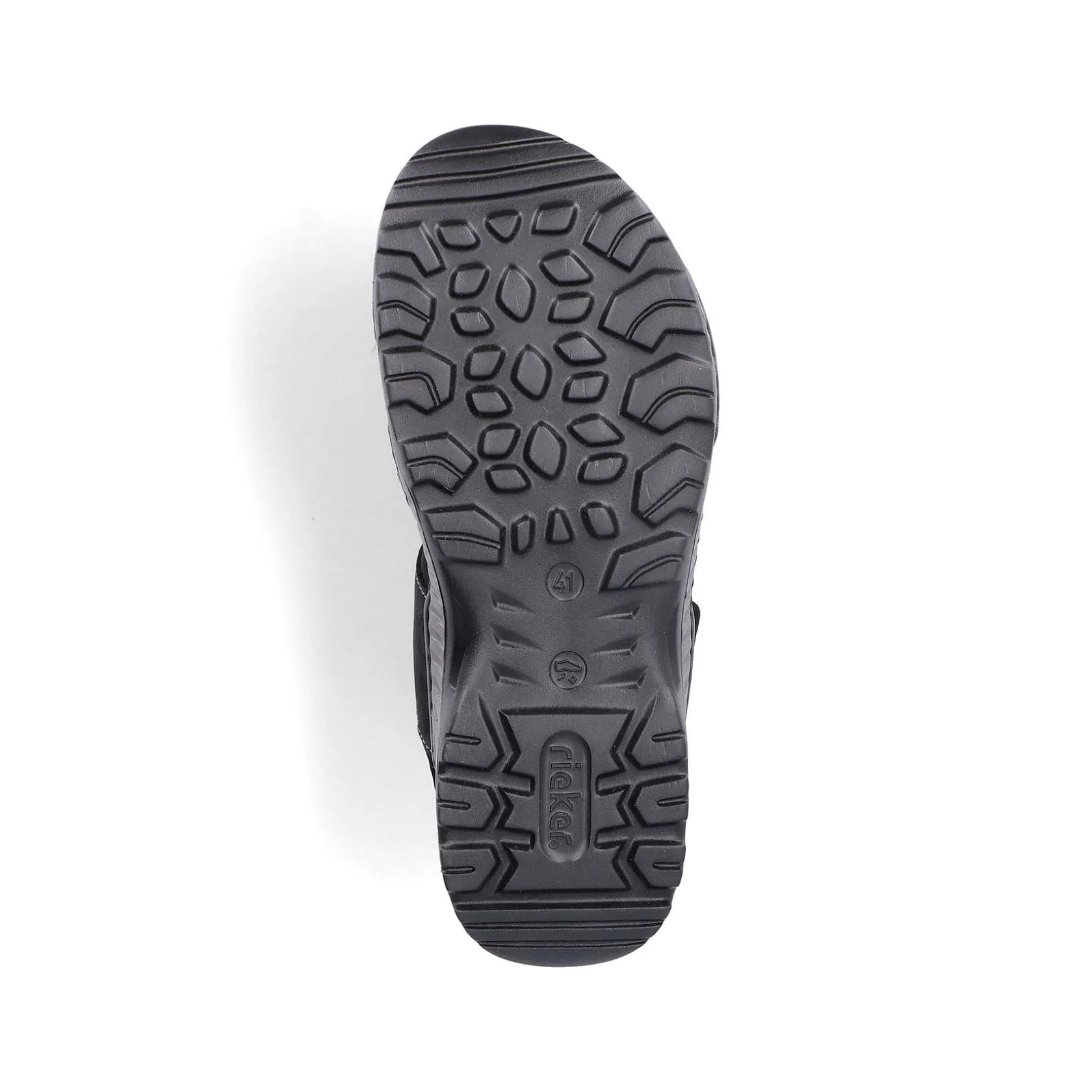 Rieker Sandals-Men'S Trekking Sandals Asphalt Black