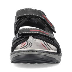 Rieker Sandals-Men'S Trekking Sandals Asphalt Black