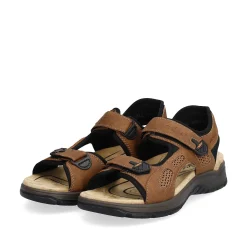 Rieker Sandals-Men'S Trekking Sandals Wood Brown