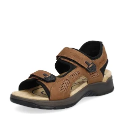 Rieker Sandals-Men'S Trekking Sandals Wood Brown