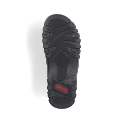 Rieker Sandals-Men'S Trekking Sandals Midnight Black