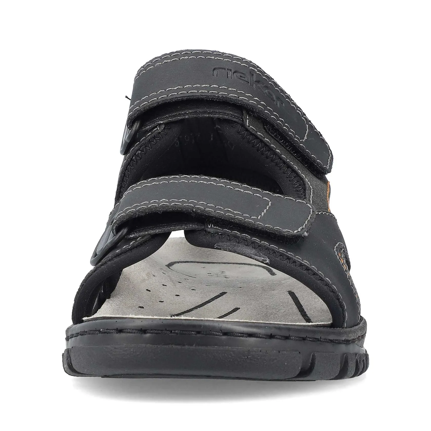 Rieker Sandals-Men'S Trekking Sandals Midnight Black