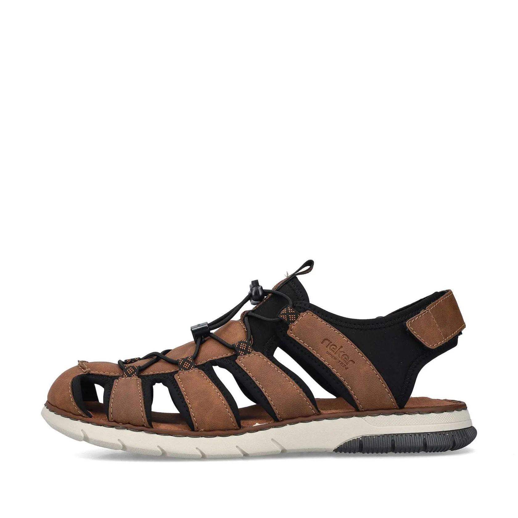 Rieker Sandals-Men'S Trekking Sandals Nut Brown
