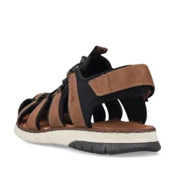 Rieker Sandals-Men'S Trekking Sandals Nut Brown