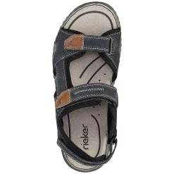 Rieker Summer Shoes-Men'S Trekking Sandals Sea Blue