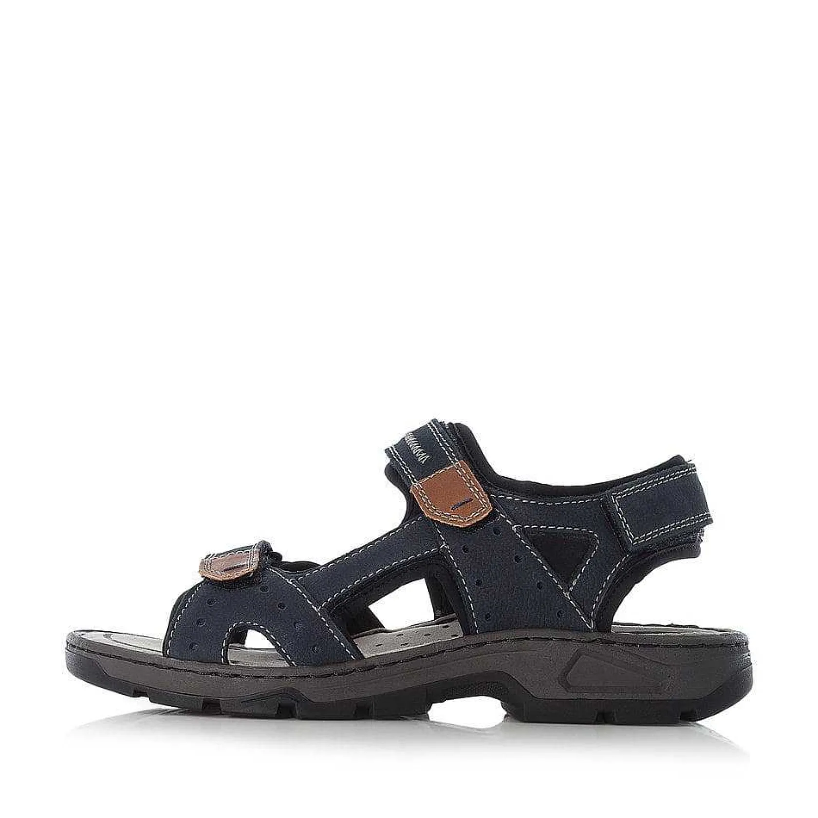 Rieker Summer Shoes-Men'S Trekking Sandals Sea Blue