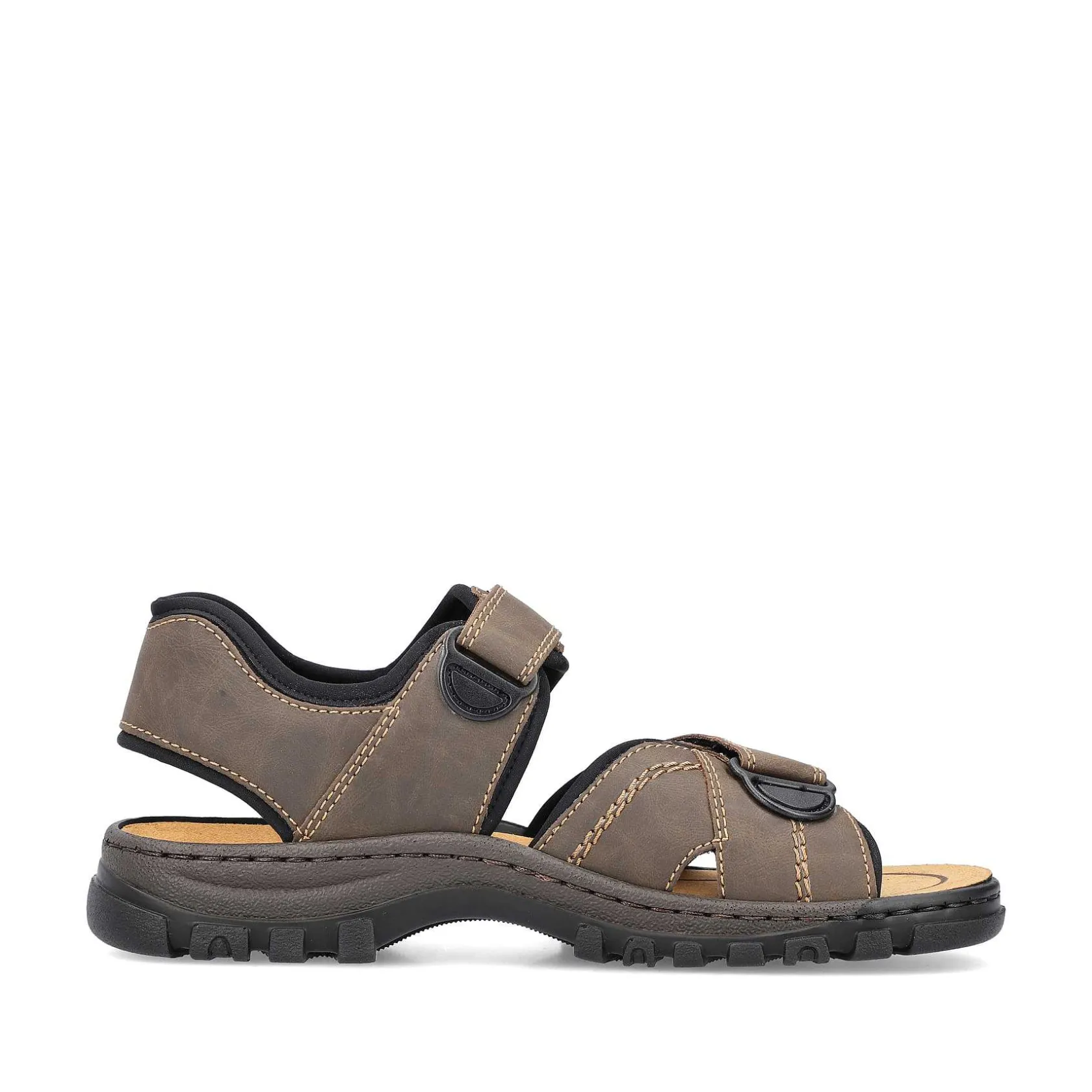 Rieker Sandals-Men'S Trekking Sandals Espresso Brown