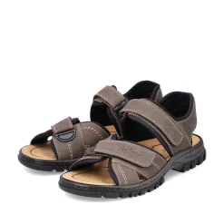 Rieker Sandals-Men'S Trekking Sandals Espresso Brown