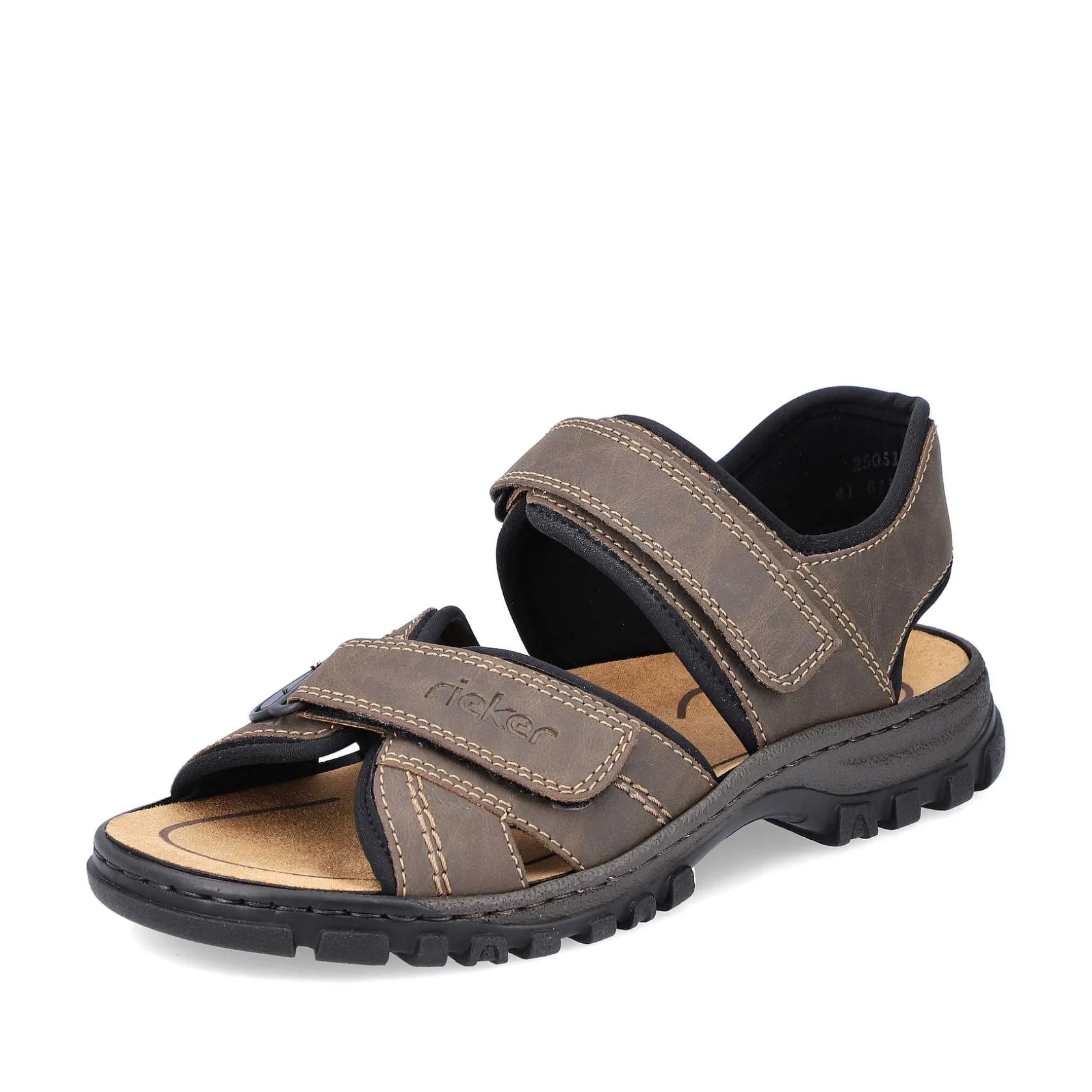 Rieker Sandals-Men'S Trekking Sandals Espresso Brown