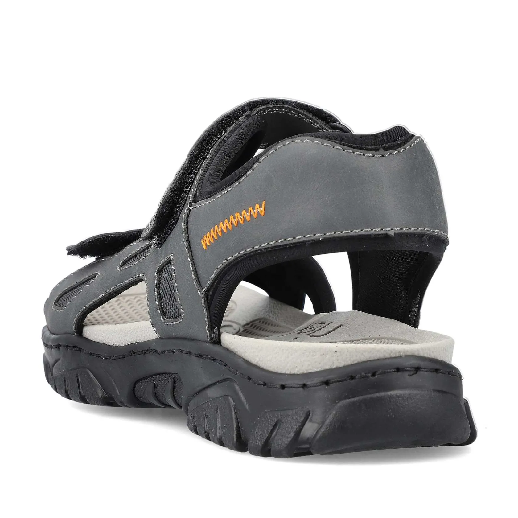 Rieker Sandals-Men'S Trekking Sandals Steel Gray