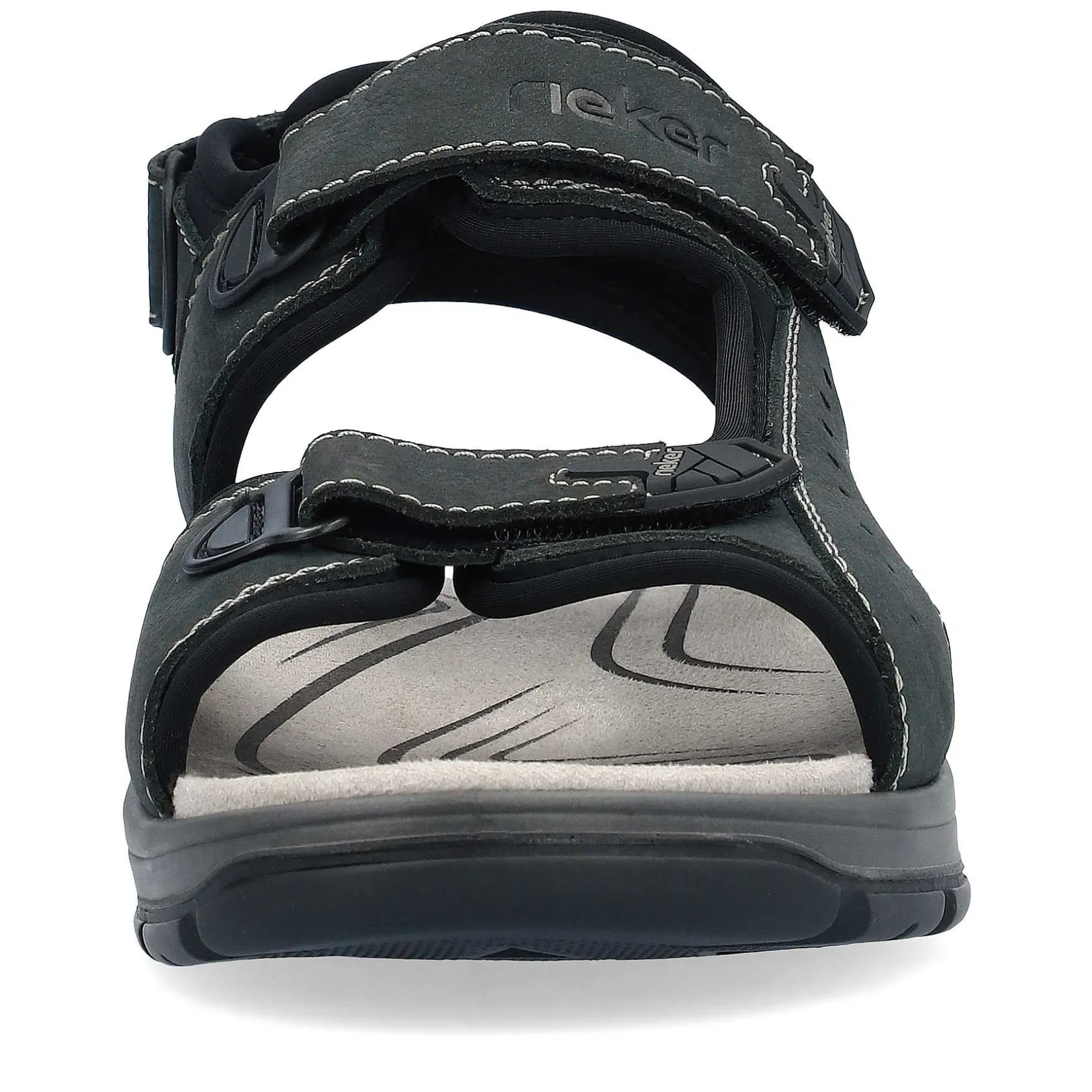Rieker Sandals-Men'S Trekking Sandals Blue Gray