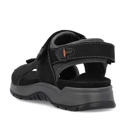 Rieker Summer Shoes-Men'S Trekking Sandals Night Black
