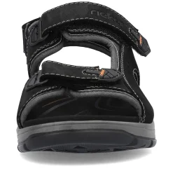 Rieker Summer Shoes-Men'S Trekking Sandals Night Black
