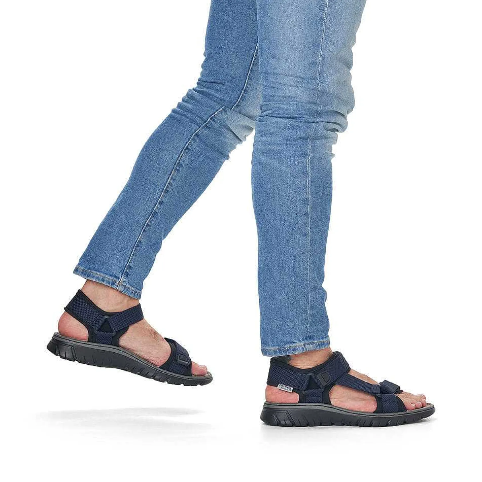 Rieker Sandals-Men'S Trekking Sandals Navy Blue