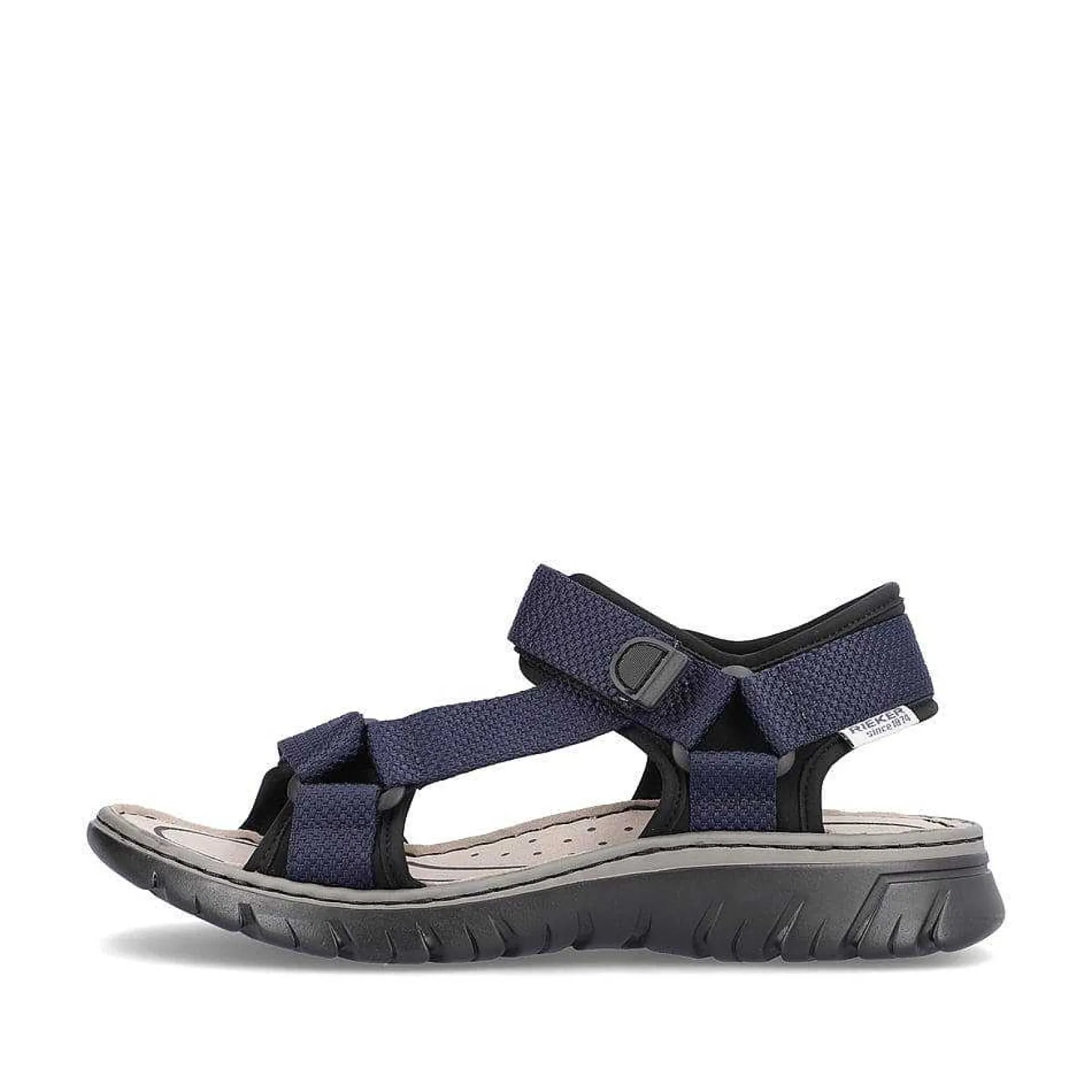 Rieker Sandals-Men'S Trekking Sandals Navy Blue