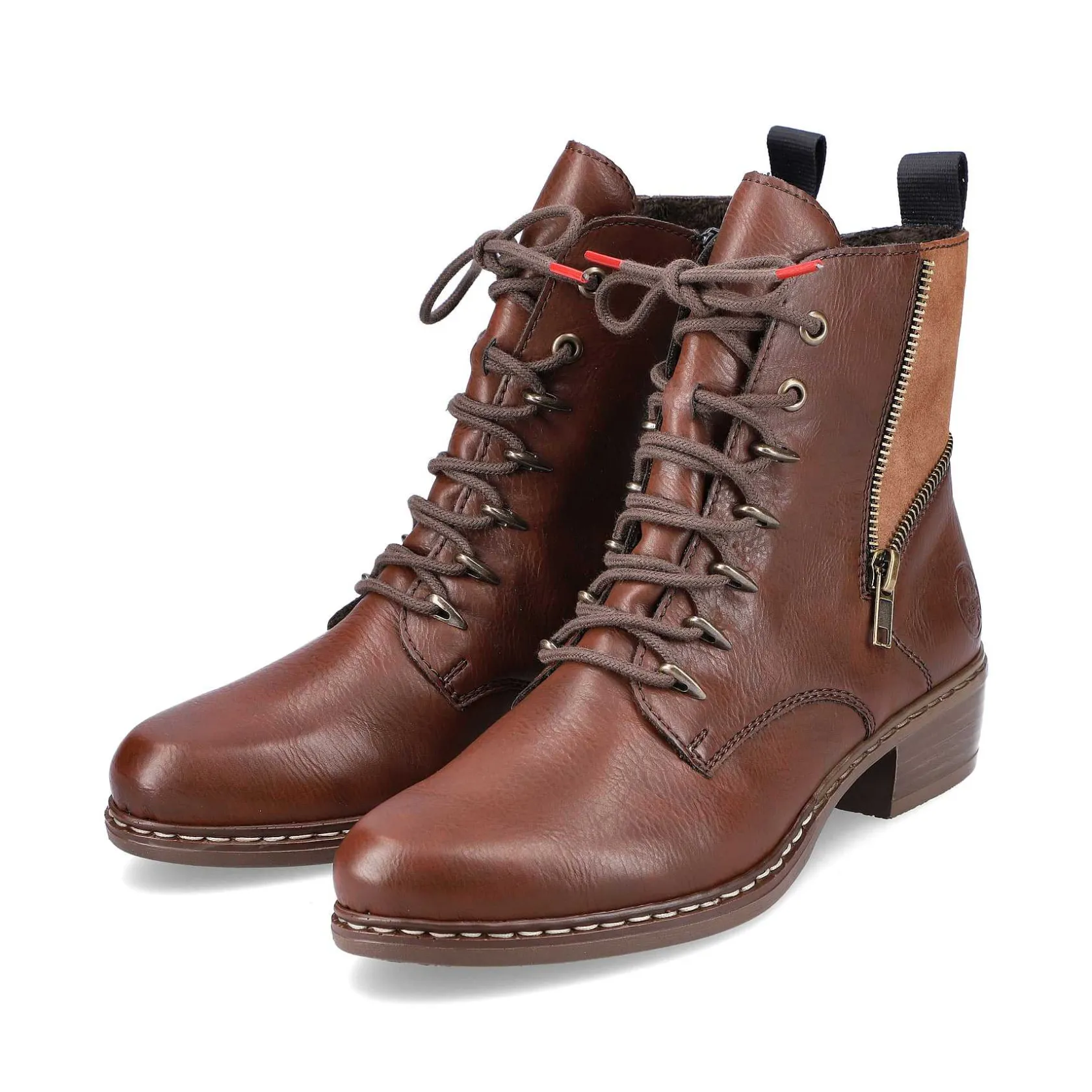 Rieker Ankle Boots & Boots-Women'S Ankle Boots Chestnut Brown