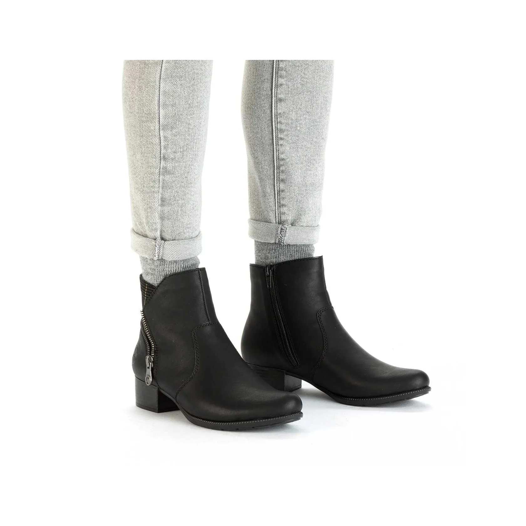 Rieker Ankle Boots & Boots-Women'S Ankle Boots Night Black