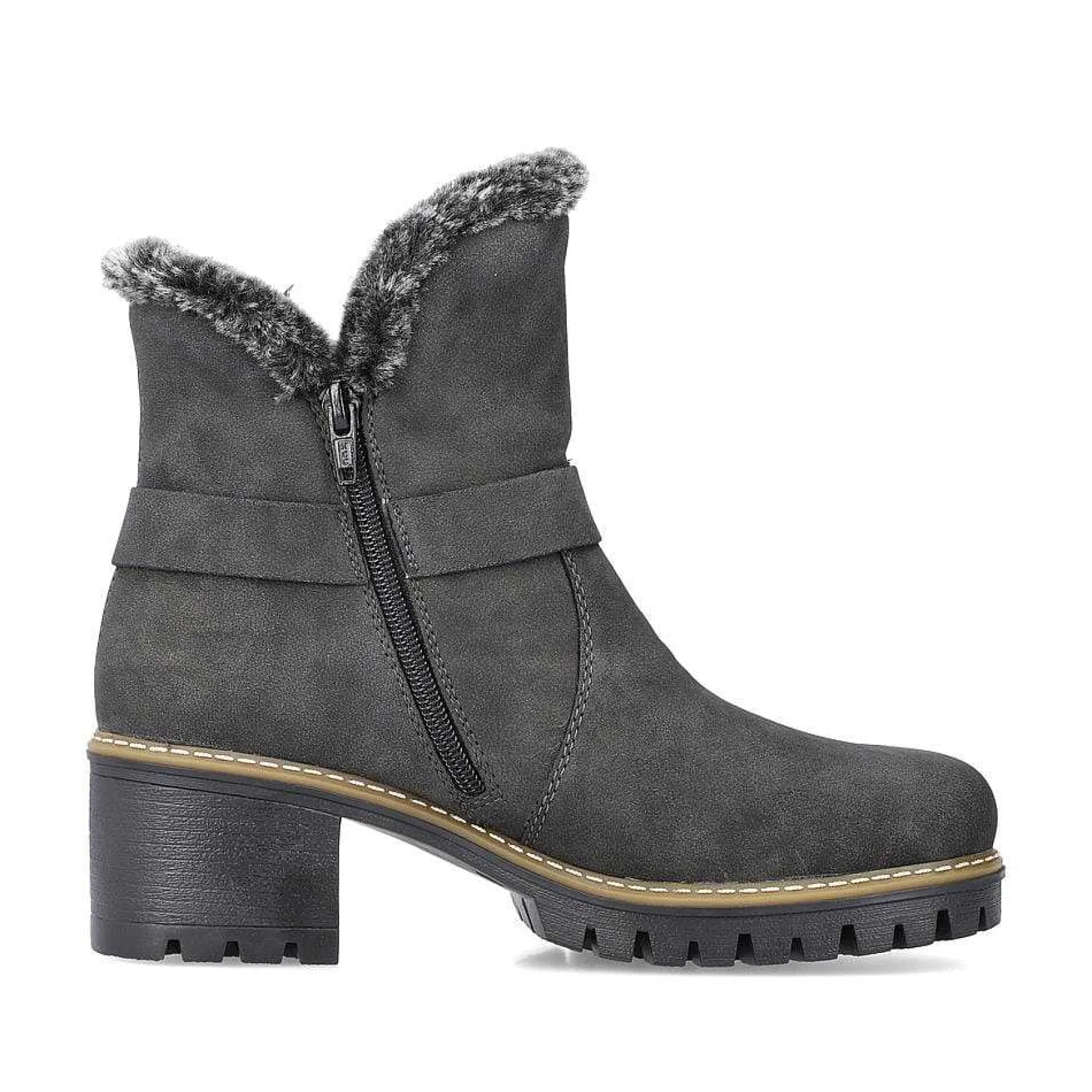 Rieker Ankle Boots & Boots-Women'S Ankle Boots Granite Gray
