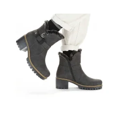 Rieker Ankle Boots & Boots-Women'S Ankle Boots Granite Gray