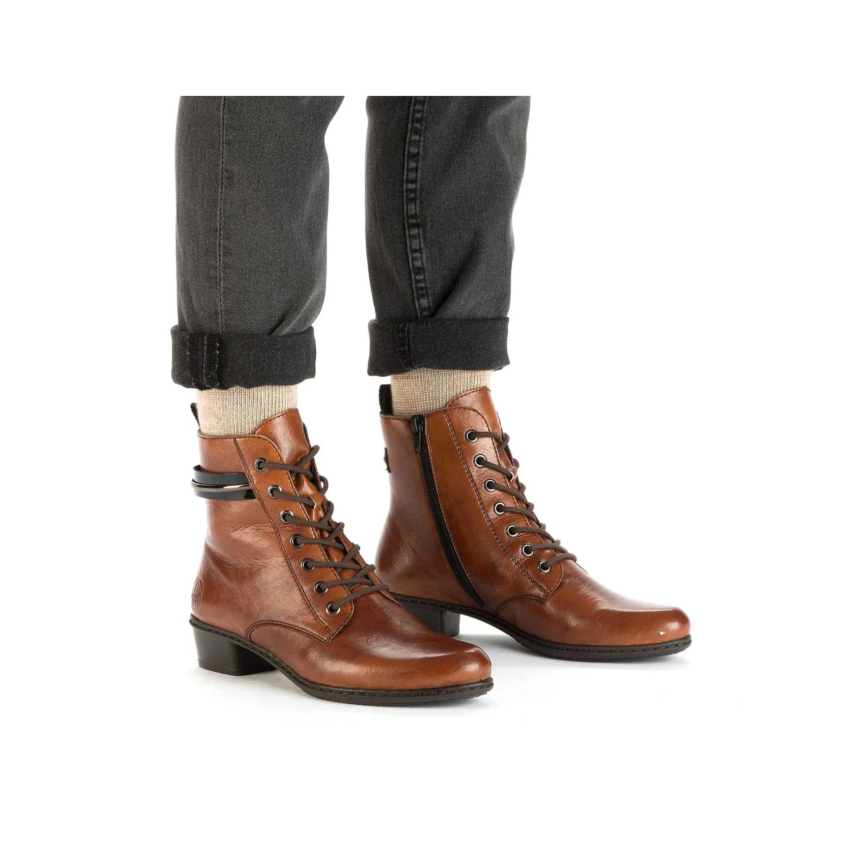 Rieker Ankle Boots & Boots-Women'S Ankle Boots Copper Brown