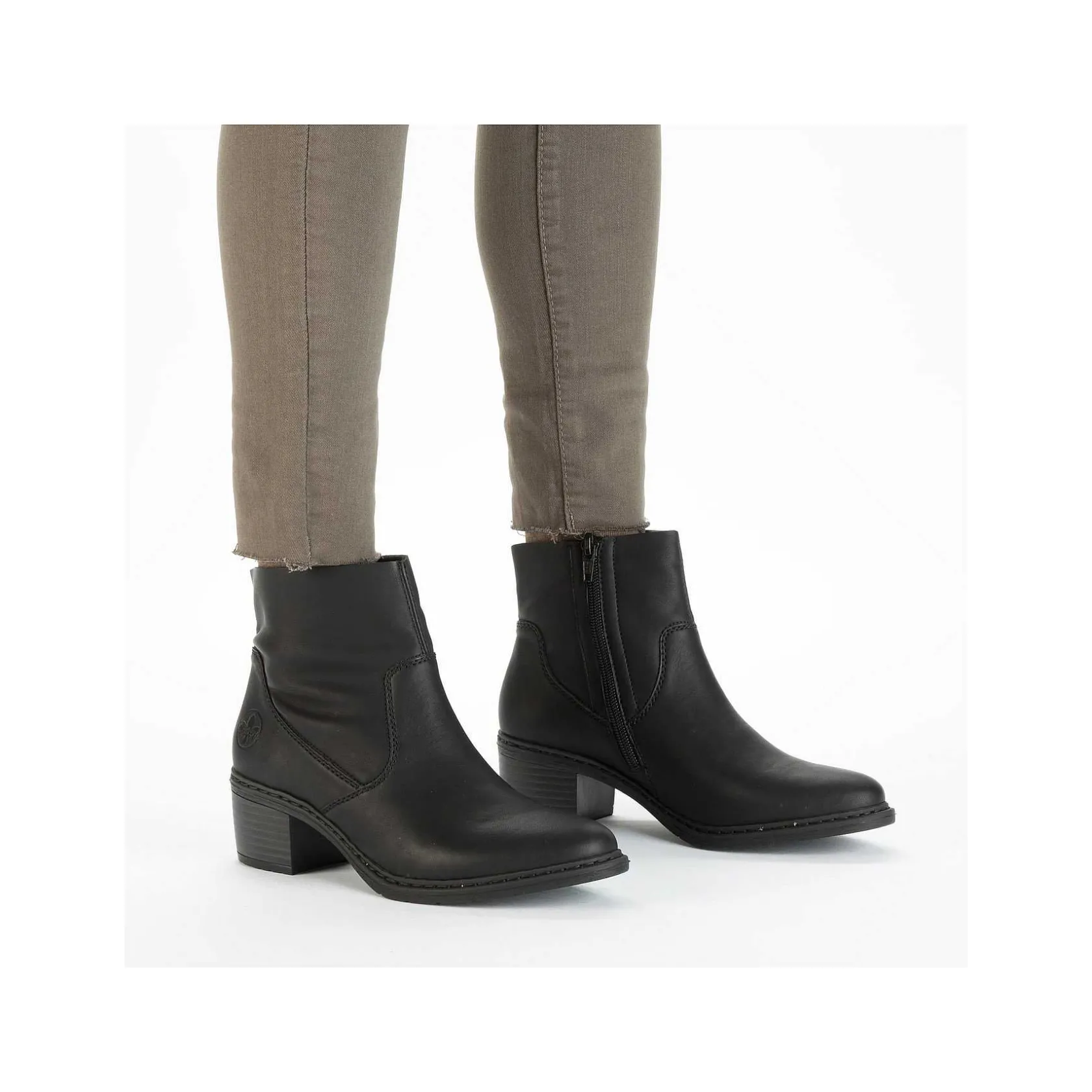 Rieker Ankle Boots & Boots-Women'S Ankle Boots Night Black