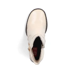 Rieker Ankle Boots & Boots-Women'S Ankle Boots Vanilla Beige-Black