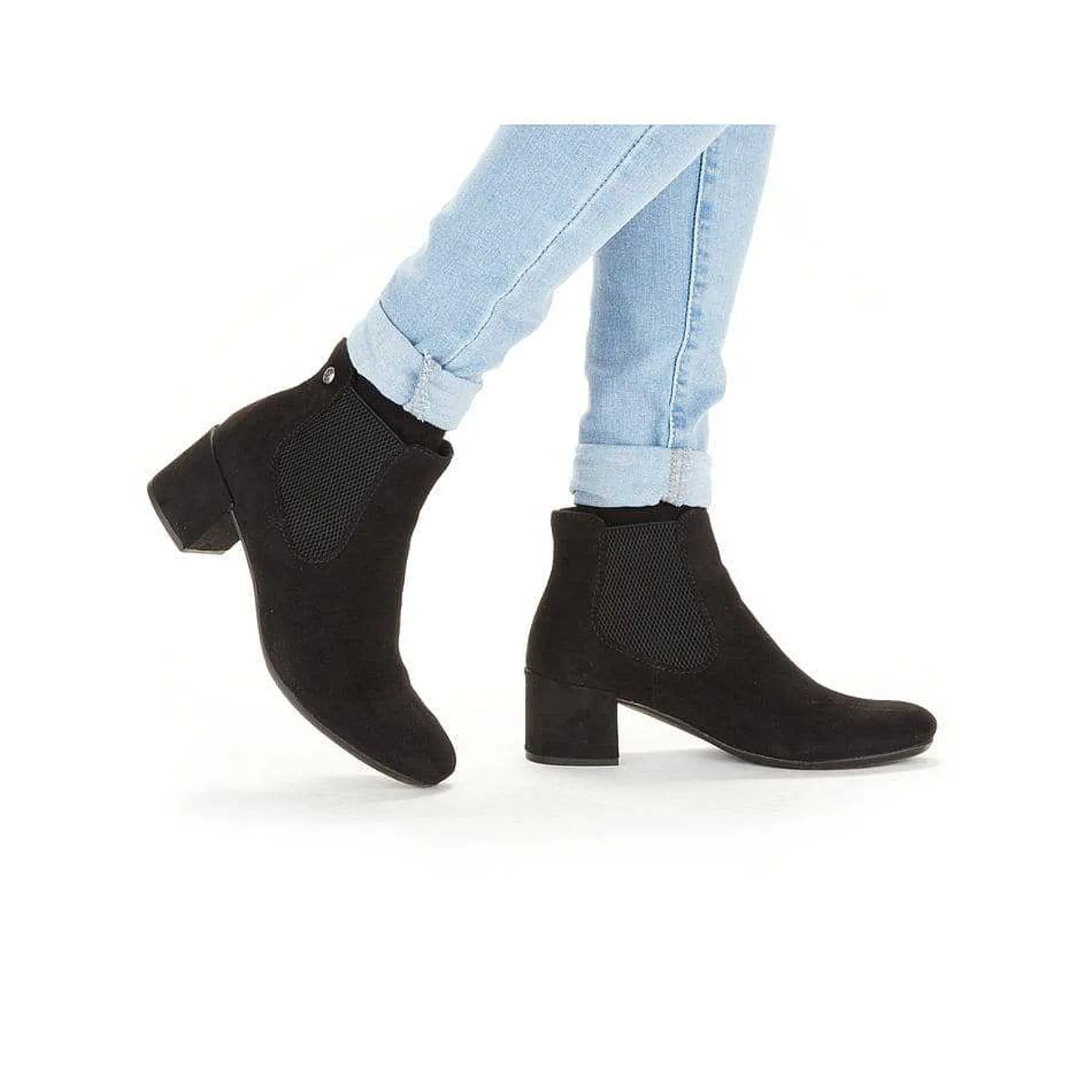 Rieker Ankle Boots & Boots-Women'S Ankle Boots Graphite Black