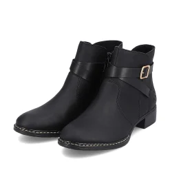 Rieker Ankle Boots & Boots-Women'S Ankle Boots Jet Black
