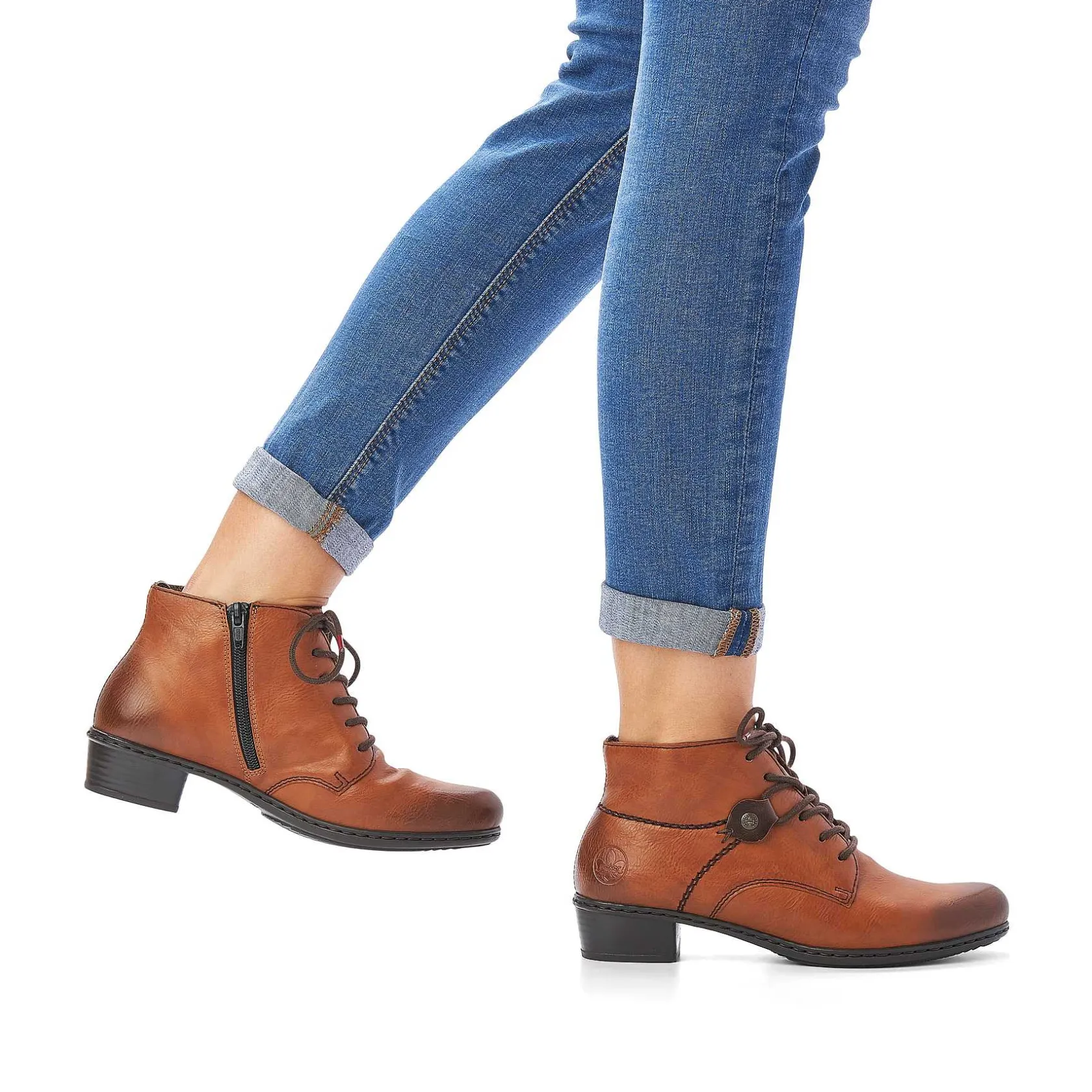 Rieker Ankle Boots & Boots-Women'S Ankle Boots Caramel Brown